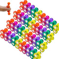 Strong Fridge Magnets, 80 Pack, 11 x 17 mm Multicolor, Heavy-Duty Magnetic Push by honsing