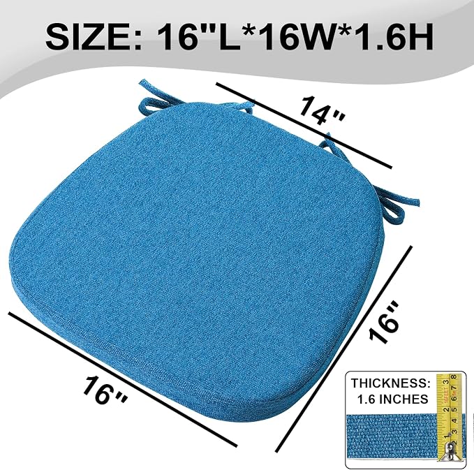 SINOSSO 1 Pack Memory Foam Chair Cushions - Image 3