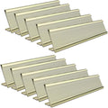 10 Pack 2" x 10" Aluminum Desk Name Plate Holder, Office Name Plate Holder by Unknown
