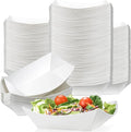 150 Pack 1Lb Paper Food Boat Trays Disposable Paper Boat Plates Containers by MotBach