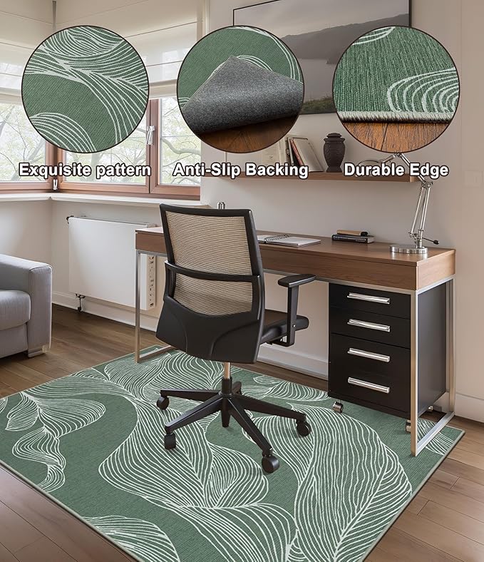 chakme Office Chair Mat for Hardwood Floor, Machine Wash - Image 5