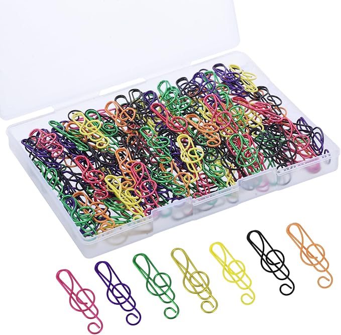 SUMAJU 150 Pcs Music Paper Clips, Music Teacher Gifts Music Gifts by SUMAJU