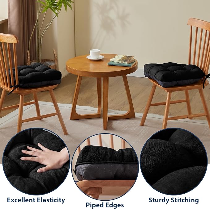 IASEAHK Chair Cushions for Dining Chairs, Seat Cushions for Kitchen Chairs - Image 5
