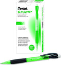 Pentel CHAMP Mechanical Pencil Mechanical Pencil, Tinted Green Barrel, Box of 12 by PentelofAmerica