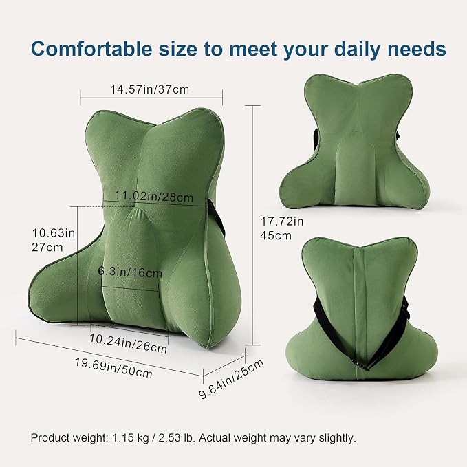 Lumbar Support Pillow for Lower Back Pain Relief – Multi-Functional Ergonomic - Image 2