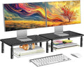 HUANUO Monitor Stand for Desk, Computer Monitor Stand Height Adjustable by HUANUO