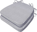 AAAAAcessories D-Shaped Chair Cushions, Featuring Ties and Removable, by AAAAAcessories