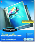 Wilson Jones Sheet Protectors, Heavy Weight, Top-Loading, 100 Sheets/Box by Wilson+Jones