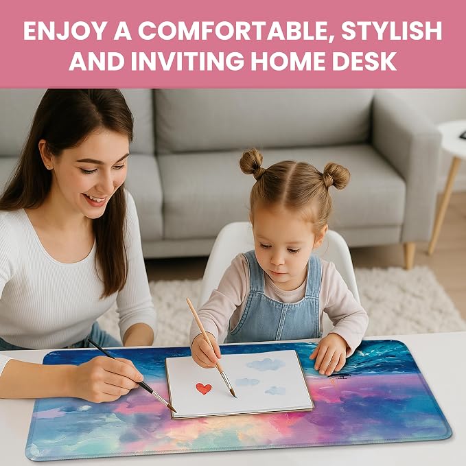 Large Mouse Pad for Desktop, Cute Desk Mat Pad Protector for Work & Gaming - Image 7