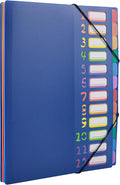 Edufun Rainbow Tab Expanding File Folder by Edufun