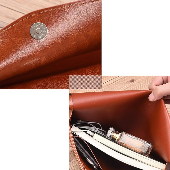 PU Leather A4 File Folder Document Holder Envelope Folder Case - Image 6