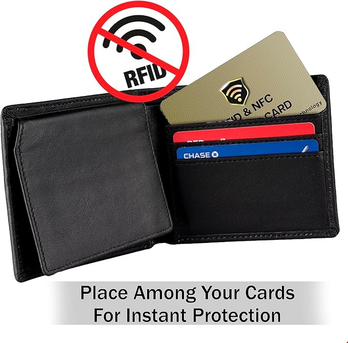 SaiTech IT RFID Blocking Cards, 3 Pack One Card Protects Entire Wallet Purse - Image 4