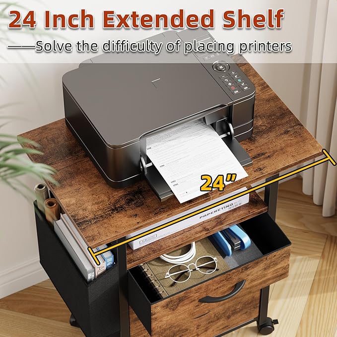 GYIIYUO 2 Drawer File Cabinet - Image 4