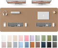 YSAGi Leather Desk Protector, Office Mat, Large Mouse Mat, Non-Slip PU Leather by YSAGi