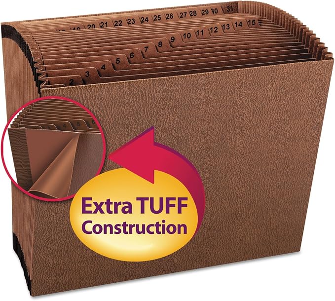 Smead TUFF Expanding File, 31 Pockets, Letter Size - Image 4