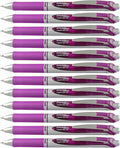 Pentel EnerGel RTX Retractable Liquid Gel Pen, Medium Line, Metal Tip, Violet by PentelofAmerica