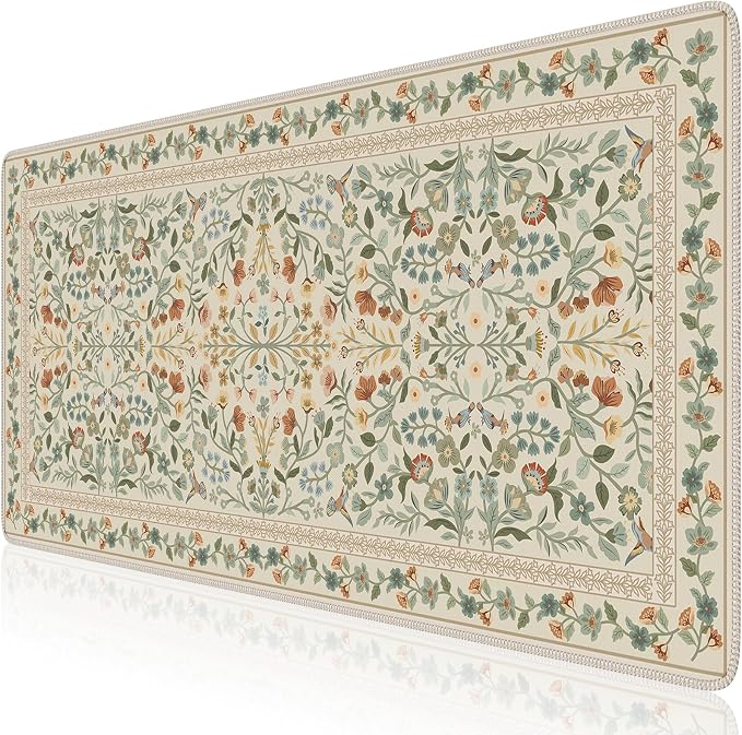 iCasso Desk Mat for Keyboard and Mouse, Large Mouse Pad, Desk Pad Mat, by iCasso