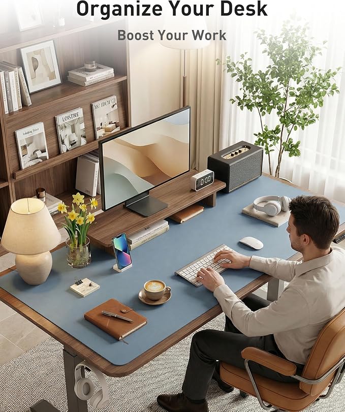 Aothia Faux Leather Desk Mat - Image 8