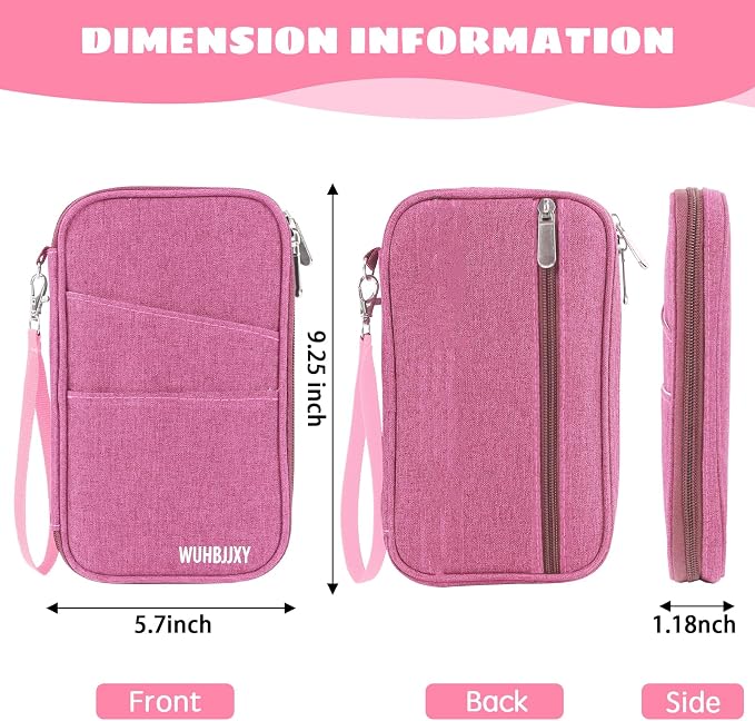 Premium Travel Passport Holder, Family Passport holder Travel Document Organizer - Image 2