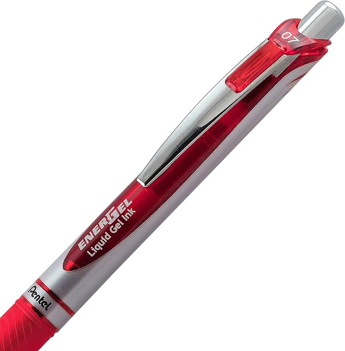 Pentel EnerGel RTX Retractable Liquid Gel Pen, Medium Line, Metal Tip - Image 3