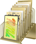 Inclined Desk File Organizer Metal Desk Magazine Folder Holder by Sinboun