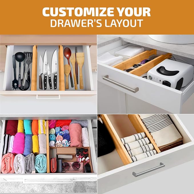 Bambüsi 4-Pack Drawer Divider - Image 6