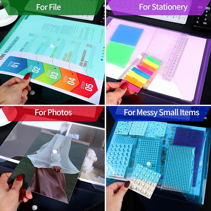 LEOBRO Plastic File Folders, Folders - Image 6