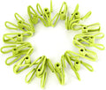 30 Pack Green Chip Bag Clips for Food by RIVEDA