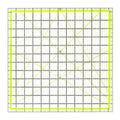 UOOU Quilting Ruler, Square Quilting Rulers Fabric Cutting Ruler Acrylic by UOOU