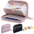 Receipt Organizer with 12 Pockets 8x5.5" Small Receipt Holder Organizer by FRECOLSH