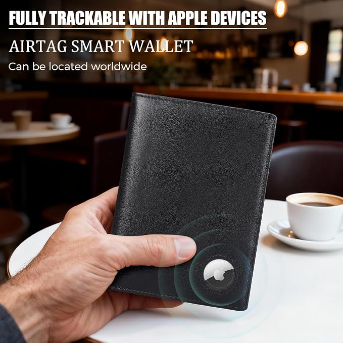 Polare Luxury RFID Blocking Leather Passport Holder Travel Wallet - Image 4