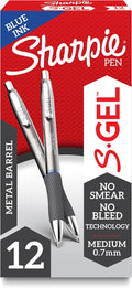 Sharpie S-Gel, Gel Pens, Sleek Metal Barrel, Medium Point by Unknown