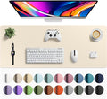 Aothia Faux Leather Desk Mat by AothiaSimpleNaturalUnique
