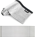 Wire Heat Shield Sleeve Aluminized Heat Shroud Heat Sleeving Fuel Line 2.2" by LEDAUT