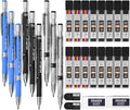 Nicpro 29 Pieces 2mm Mechanical Pencil Set, 2 Erasers, 2 Sharpener by Nicpro