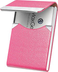 MaxGear Business Card Holder, PU Leather Business Card Case, Rose Red | by MaxGear