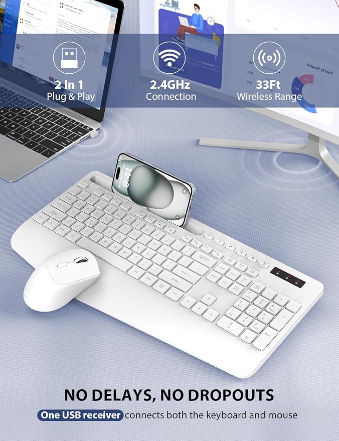 Wireless Keyboard and Mouse Combo - Image 2