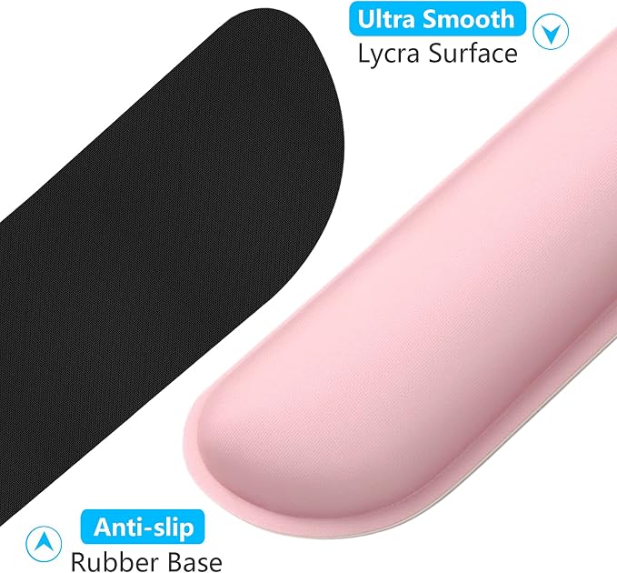 Dapesuom Enlarge Keyboard Wrist Rest, Memory Foam Wrist Cushion - Image 4