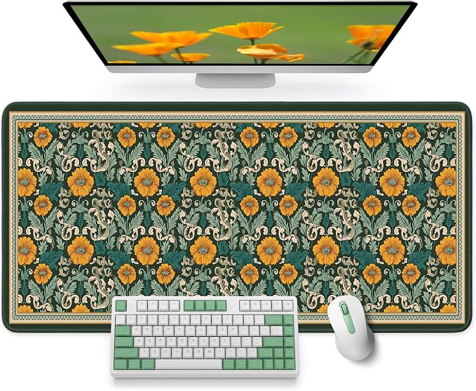 Large Mouse Pad for Desktop, Cute Desk Mat Pad Protector for Work & Gaming by Zapdesk