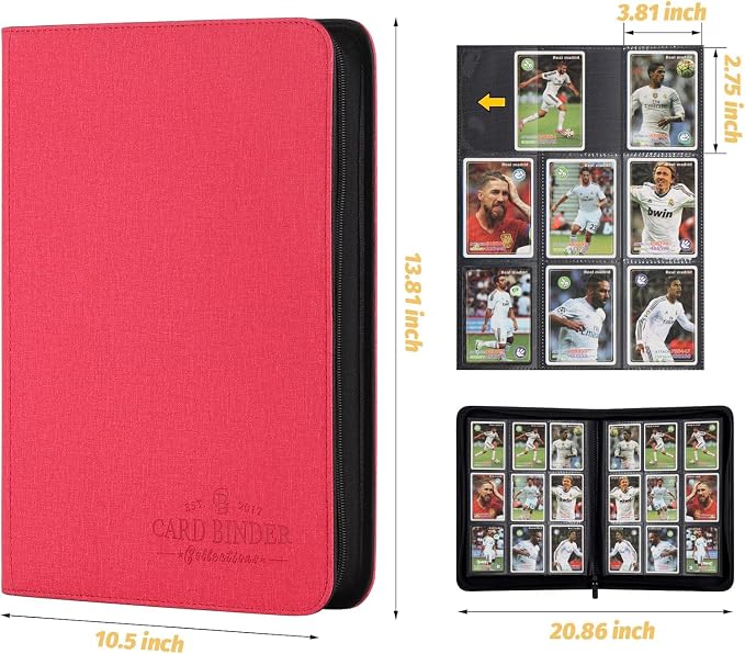 Trading Card Binder, Card Collection Binder Album Folder - Image 2