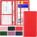 Valardoh Premium Car Registration and Insurance Card Holder, Car Document Holder by Valardoh