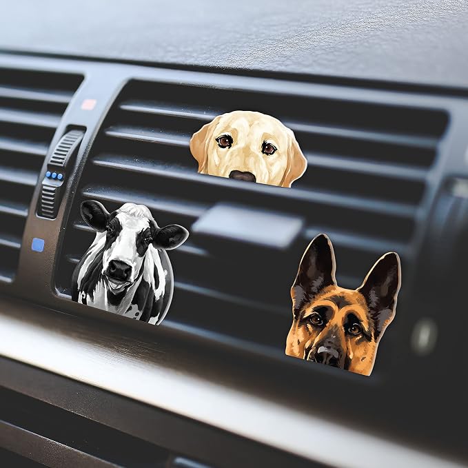 WIRESTER Fresh Scented Car Air Freshener Vent Clip, Decorative Accessories - Image 6