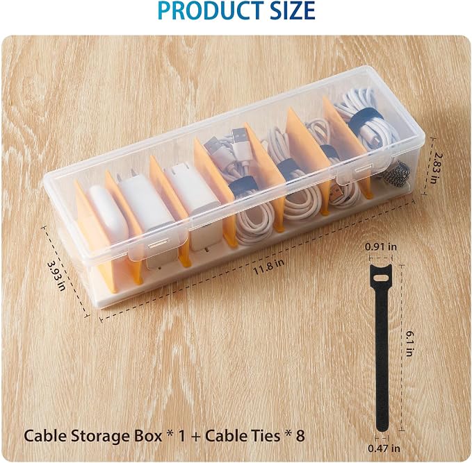 Cable Organizer Storage Box - Image 2