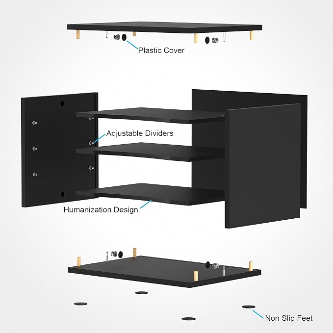 FITUEYES Wood Desk Paper Organizer - Image 4