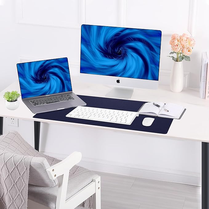 AFIING Desk Mat, 31.5" x 17", Cork Desk Pad Protector | Dual-Sided Cork & PU - Image 10