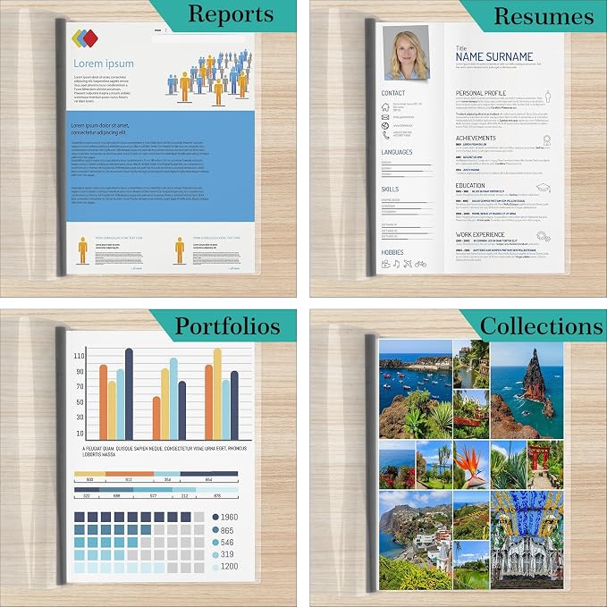 Dynta 42 Pack Clear Report Covers - Image 6