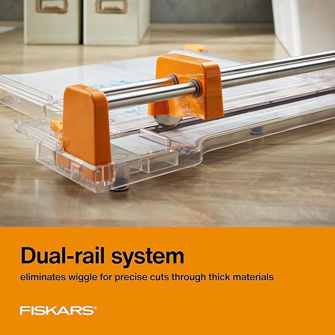 Fiskars ProCision Rotary Bypass Paper Trimmer, Self-Sharpening, Paper Trimmer - Image 2
