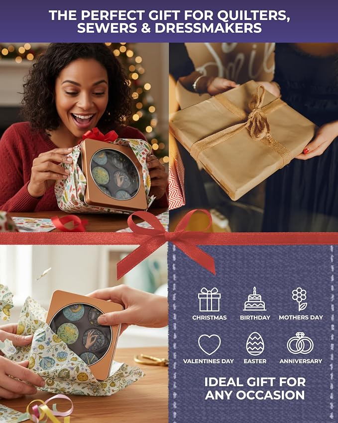 The Quilted Bear Pattern Weight Set – Scratch-Resistant Fabric Weights - Image 5
