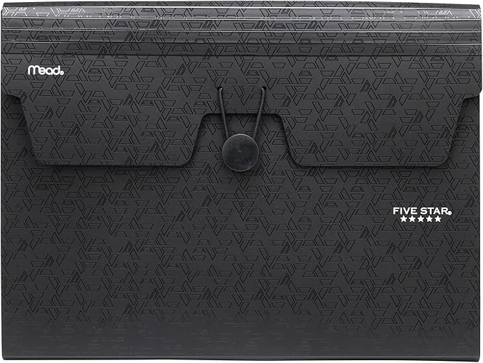Five Star Expanding File Organizer, 6-Pocket Accordian File Organizer, Bungee - Image 4