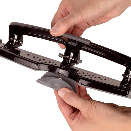 Swingline 3 Hole Punch, 12 Sheet Capacity Three Hole Puncher 3 Ring, Paper Punch - Image 4